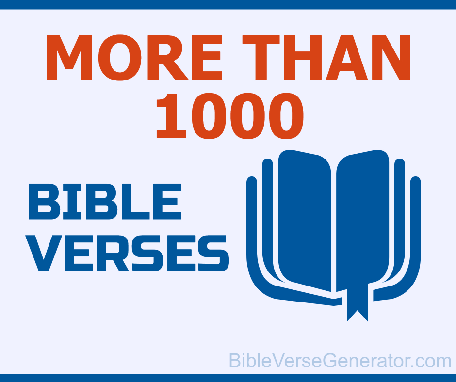 Bible Verses: Bible Verse Generator
